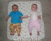 Nora & Marissa 9-25-04