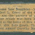 1924_Greer_Dorothy_birth